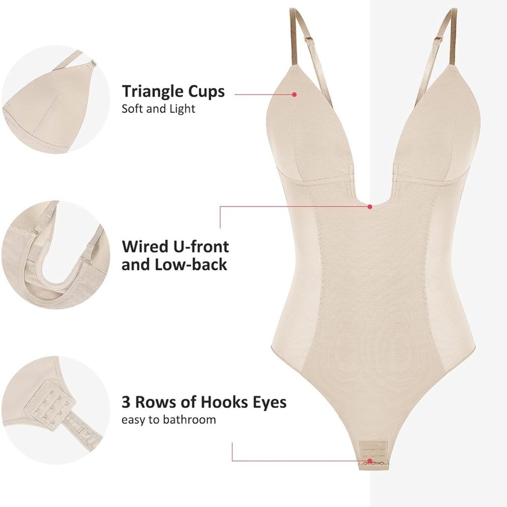 Seamless Nude Shaping Bodysuit - Women Intimates - Picture 2 of 6